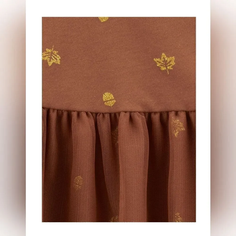 Carter's Girls Thanksgiving Tulle Dress, Sizes 12 months, 2T